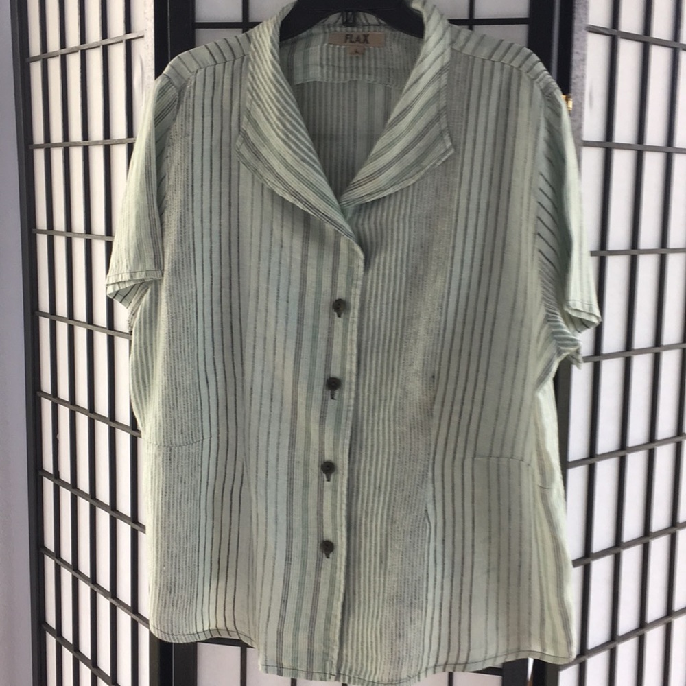 Flax linen blouse
